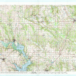 United States Geological Survey Tishomingo, OK (1985, 100000-Scale) digital map