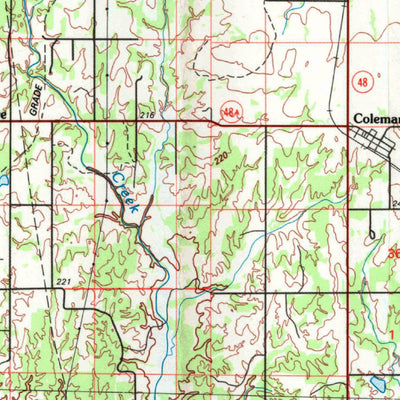 United States Geological Survey Tishomingo, OK (1985, 100000-Scale) digital map