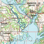 United States Geological Survey Tishomingo, OK (1985, 100000-Scale) digital map