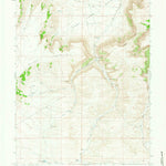 United States Geological Survey Titsworth Gap, WY (1963, 24000-Scale) digital map