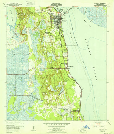 United States Geological Survey Titusville, FL (1952, 24000-Scale) digital map