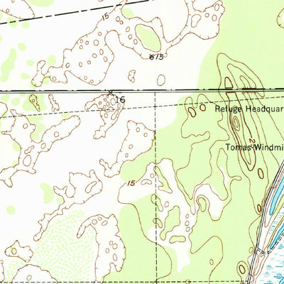 United States Geological Survey Tivoli SE, TX (1952, 24000-Scale) digital map