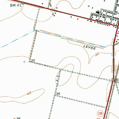 United States Geological Survey Tivoli, TX (1952, 24000-Scale) digital map