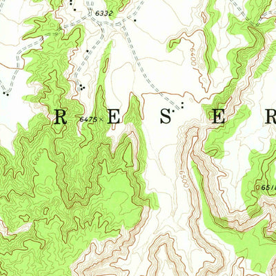 United States Geological Survey Toadindaaska Mesa, AZ (1972, 24000-Scale) digital map