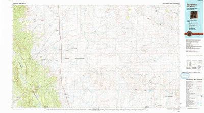 United States Geological Survey Toadlena, NM (1980, 100000-Scale) digital map