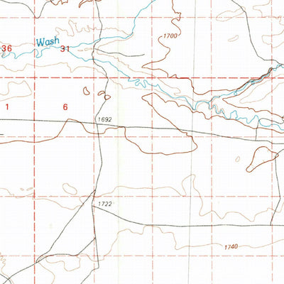 United States Geological Survey Toadlena, NM (1980, 100000-Scale) digital map