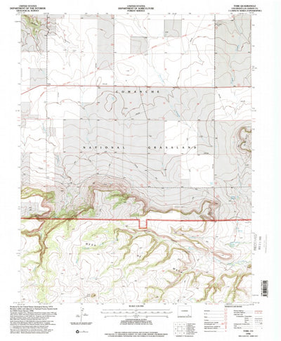 United States Geological Survey Tobe, CO (1996, 24000-Scale) digital map