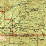 United States Geological Survey Tobias Peak, CA (1943, 125000-Scale) digital map