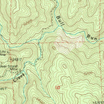 United States Geological Survey Tobias Peak, CA (1986, 24000-Scale) digital map