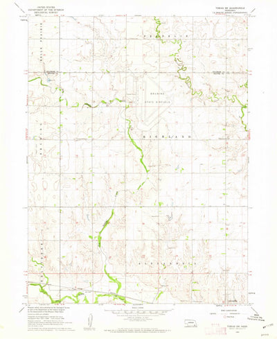 United States Geological Survey Tobias SW, NE (1960, 24000-Scale) digital map