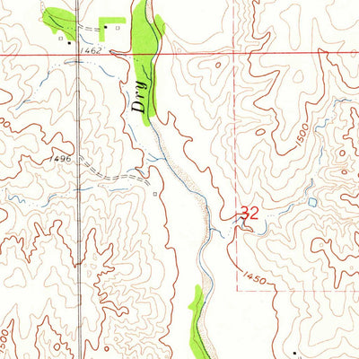 United States Geological Survey Tobias SW, NE (1960, 24000-Scale) digital map