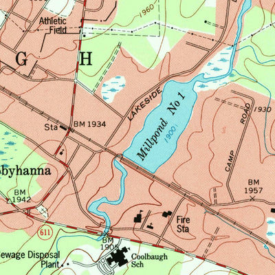 United States Geological Survey Tobyhanna, PA (1994, 24000-Scale) digital map