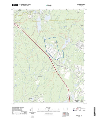 United States Geological Survey Tobyhanna, PA (2023, 24000-Scale) digital map