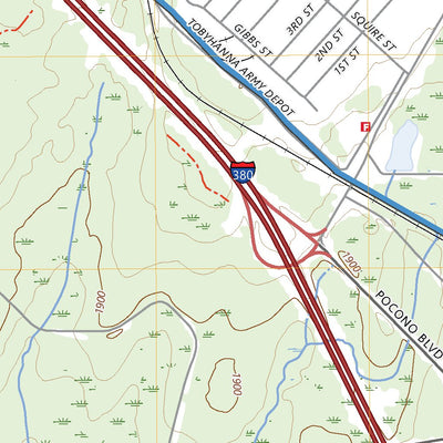 United States Geological Survey Tobyhanna, PA (2023, 24000-Scale) digital map