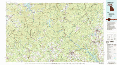 United States Geological Survey Toccoa, GA-SC-NC (1981, 100000-Scale) digital map