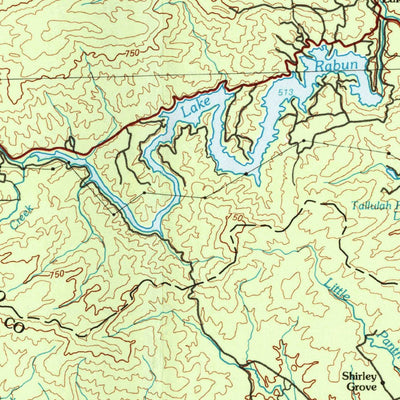 United States Geological Survey Toccoa, GA-SC-NC (1981, 100000-Scale) digital map