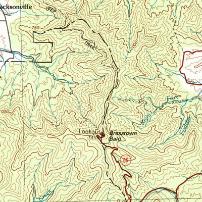 United States Geological Survey Toccoa, GA-SC-NC (1981, 100000-Scale) digital map