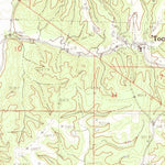 United States Geological Survey Tocowa, MS (1982, 24000-Scale) digital map