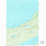 United States Geological Survey Todd Harbor, MI (1985, 24000-Scale) digital map