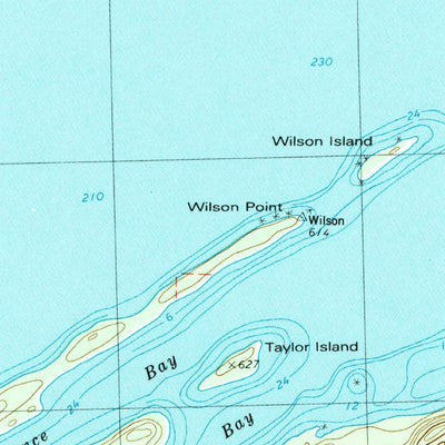 United States Geological Survey Todd Harbor, MI (1985, 24000-Scale) digital map