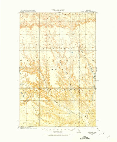 United States Geological Survey Todd Lakes, MT (1910, 62500-Scale) digital map