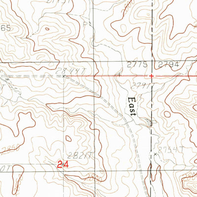 United States Geological Survey Todd Lakes NE, MT (1983, 24000-Scale) digital map