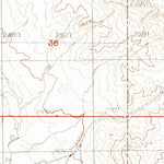 United States Geological Survey Todd Lakes SE, MT (1983, 24000-Scale) digital map