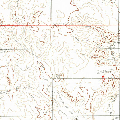 United States Geological Survey Todd Lakes SE, MT (1983, 24000-Scale) digital map