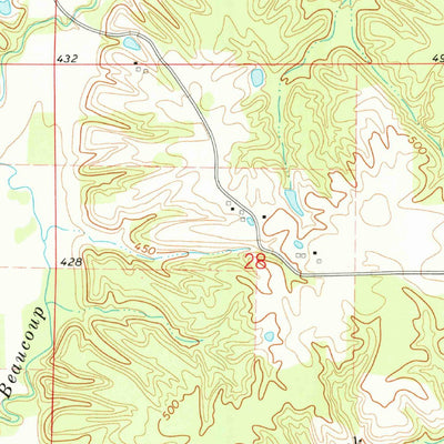 United States Geological Survey Todds Mill, IL (1974, 24000-Scale) digital map