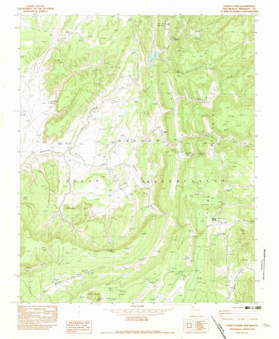 United States Geological Survey Todilto Park, NM (1982, 24000-Scale) digital map