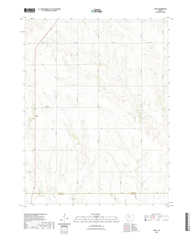 United States Geological Survey Togo, KS (2022, 24000-Scale) digital map