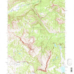 United States Geological Survey Togwotee Pass, WY (1991, 24000-Scale) digital map