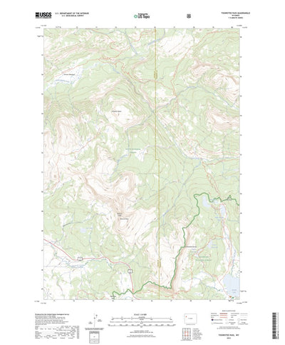 United States Geological Survey Togwotee Pass, WY (2023, 24000-Scale) digital map