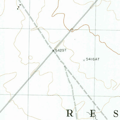 United States Geological Survey Toh Atin Mesa East, AZ-UT (1982, 24000-Scale) digital map
