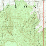 United States Geological Survey Toh Atin Mesa West, AZ-UT (1982, 24000-Scale) digital map