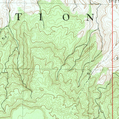 United States Geological Survey Toh Atin Mesa West, AZ-UT (1982, 24000-Scale) digital map