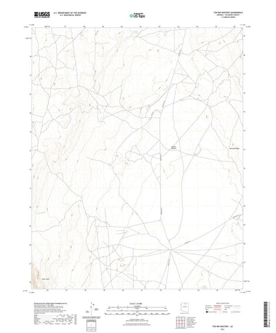 United States Geological Survey Toh Bih Nosteny, AZ (2021, 24000-Scale) digital map
