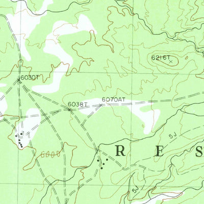 United States Geological Survey Toh Chin Lini Mesa, AZ (1982, 24000-Scale) digital map
