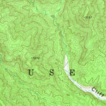 United States Geological Survey Toh Ne Zhonnie Spring, AZ (1968, 24000-Scale) digital map