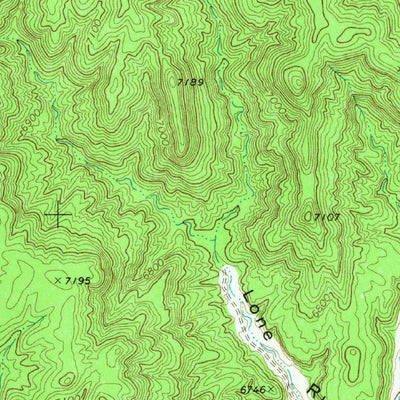 United States Geological Survey Toh Ne Zhonnie Spring, AZ (1968, 24000-Scale) digital map