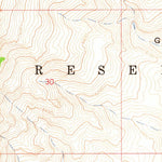 United States Geological Survey Tohakum Peak NW, NV (1964, 24000-Scale) digital map
