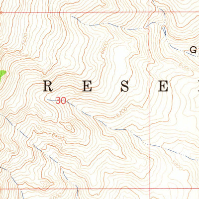 United States Geological Survey Tohakum Peak NW, NV (1964, 24000-Scale) digital map