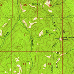 United States Geological Survey Toketee Falls, OR (1956, 62500-Scale) digital map