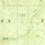 United States Geological Survey Toketee Falls, OR (1986, 24000-Scale) digital map