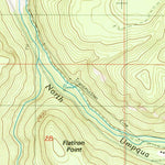 United States Geological Survey Toketee Falls, OR (1986, 24000-Scale) digital map