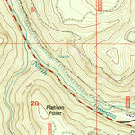 United States Geological Survey Toketee Falls, OR (1997, 24000-Scale) digital map