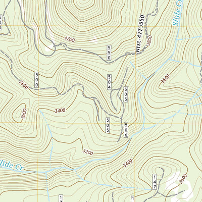 United States Geological Survey Toketee Falls, OR (2020, 24000-Scale) digital map