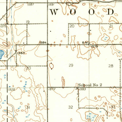 United States Geological Survey Tokio, ND (1928, 62500-Scale) digital map