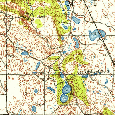 United States Geological Survey Tokio, ND (1928, 62500-Scale) digital map