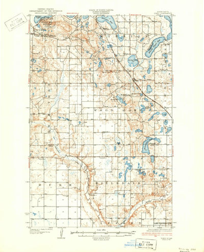 United States Geological Survey Tokio, ND (1931, 62500-Scale) digital map